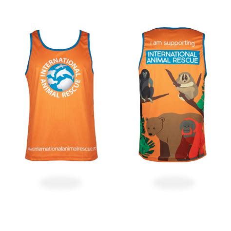 Custom Charity Running Vests .